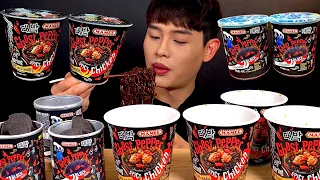 ASMR 매운거 1도 못먹는 봉길이🔥고스트페퍼 라면 고스트페퍼 감자칩 먹방~! Ghost Pepper Noodles Ghost Pepper Potato Chip MuKbang~!