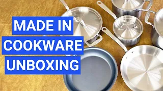 Unboxing the Made In 10-Piece Cookware Set (All-Clad's Biggest Competitor)