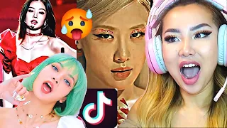 I'M IN LOVE! 😍 BEST BLACKPINK KPOP TIKTOK EDITS THAT I CAN WATCH EVERYDAY 💗🖤| REACTION/REVIEW