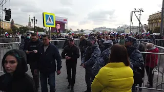 Митинг-концерт "Своих не бросаем" на Манежной площади в Москве  Юлия Чичерина 23.09.2022