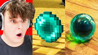 PRZEDMIOTY z MINECRAFT ZNALEZIONE w PRAWDZIWYM ŻYCIU!!