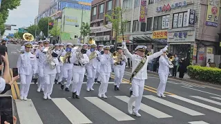 [시사뉴스24] 해군 군악대 퍼레이드 [아산 이순신 축제]