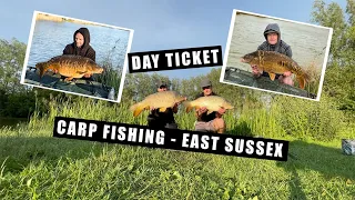 Day ticket Carp fishing - Swanborough and Falkenvil fisheries.