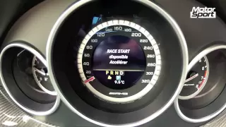 0-253 km/h : Mercedes CLS 63 AMG Pack Performance (Motorsport)