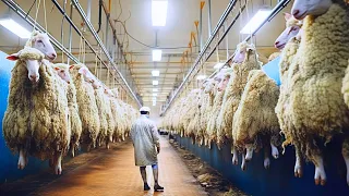 Intelligent Sheep Farming Method - Lamb Slaughter & Processing Plant - Wool Manufacturing Technology