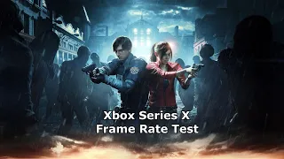 Resident Evil 2 Remake Ray Tracing Xbox Series X Rate Test