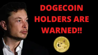 BIGGEST WARNING FOR EVERY DOGECOIN HOLDER!! YOU NEED TO BE CAREFUL!! | DOGECOIN NEWS