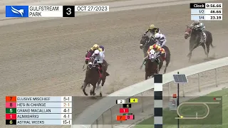 Gulfstream Park Carrera 3 - 27 de Octubre 2023