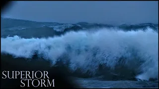 Violent Fall Storm on Lake Superior (4K)