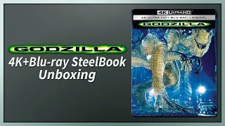 Godzilla (1998) 4K+2D Blu-ray SteelBook Unboxing