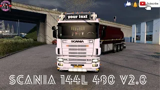 EURO TRUCK SIMULATOR 2  1.45- SCANIA 144L 480 V2 0 (1.45)