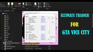 How to download and install Ultimate Trainer for GTA vice city for free | Gaming with Siddique