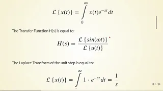 BEAP -  06  Sinusoidal Generation - 03 Laplace Transform