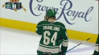 Mikael Granlund redirects Mikko Koivu's feed for PPG