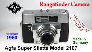 1960 Agfa Super Silette Model 2107 - 35mm Film Camera