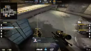 CS:GO Liquid Simple crazy no scope CLUTCH vs FNATIC