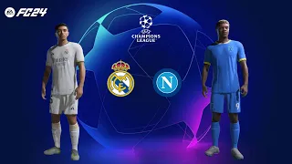 EA Sports FC 24 - Real Madrid vs Napoli - UEFA Champions League | Gameplay PC