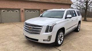 2016 CADILLAC ESCALADE ESV PEARL WHITE PLATINUM 4WD USED FOR SALE SEE WWW.SUNSETMOTORS