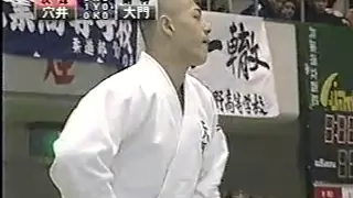 穴井隆将　柔道団体戦4人抜き　anai judo