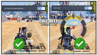 AUTO USE & AUTOMATED ARMOR REPAIR EXPLAINED IN CODM BATTLEROYALE | CALL OF DUTY MOBILE TIPS