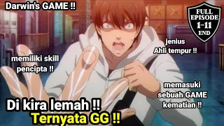 Dikira lemah ternyata GG !!! | alur cerita anime DARWINS GAME