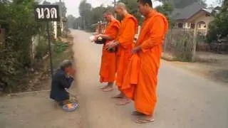 Buddhist Alms Rounds