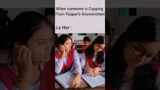 School Exam Time ||  Funny video #viral #shorts #school#friends