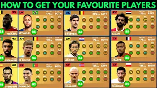 How to Get Your Favourite Players in DLS 24 | Ronaldo, Messi, Neymar etc.