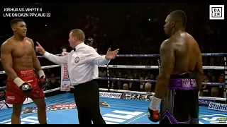 Great Rounds in boxing History: Anthony Joshua Vs Dillion Whyte (round 2) 12-12-2015