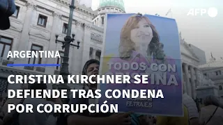 Cristina Kirchner insiste en su inocencia luego de ser condenada por corrupción | AFP