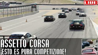 ¡Esto es pura Competizione! (en el Assetto Corsa Original) || SRS Porsche 911 @ Laguna Seca || LIVE