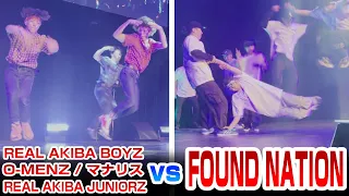 FOUND NATION vs METEORAオールスターズ（REAL AKIBA BOYZ / O-MENZ / REAL AKIBA JUNIORZ  / マナリス）