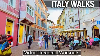 🇮🇹City Walks - Bolzano, Italy (Bressanone) - Mountain City Treadmill Workout & Travel Tour  4K