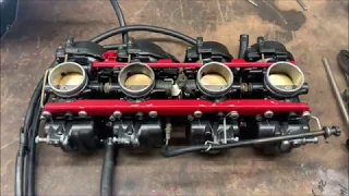 1990 Suzuki Katana 750 Carburetor Assembly/Disassembly, Bench Sync & Float Height