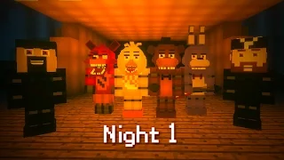 MINE Nights at Freddy's FUN PARK | Night 1 | FNAF Minecraft Roleplay