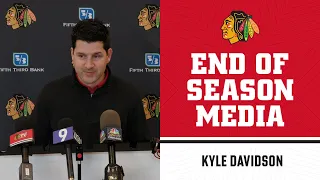 Kyle Davidson End of Season Media | Chicago Blackhawks