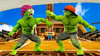 Scary Teacher 3D Gaming - NickHulk transform vs ZombieHulk giant protect Tani - Nick love Tani