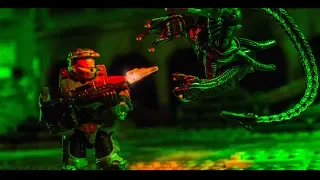 Master Chief vs Alien | Mega Construx | Stop Motion