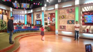 Valentina Villalba ensayo de el programa en portadas..Mix de canciones.