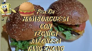 Pan De Hamburguesa Con Técnica Japonesa: Tang Zhong