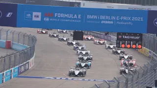 Mortara-Evans start crash, Formula E Berlin 2021 R15