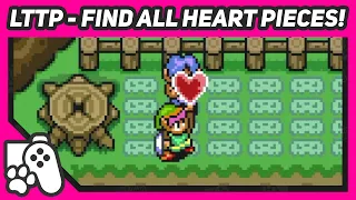 A Link To The Past - Heart Pieces All Locations [The Legend of Zelda LTTP, SNES]