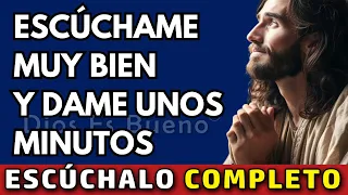 Dios te dice hoy, Escúchame muy bien y dame unos minutos | Dios Es Bueno