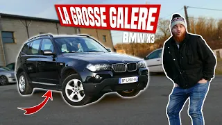 Une énorme TUILE sur le BMW X3 ( 1000€ la pièce)