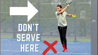 Where To Serve In Padel?