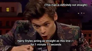harry styles acting as straight as this line ~~ for 1 minute 11 seconds #harrystyles #onedirection