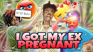 I GOT MY EX PREGNANT PRANK ON GIRLFRIEND || Hilarious reaction 💔