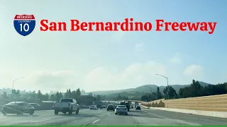 Drive from West Covina to Pomona in CA via San Bernardino Freeway