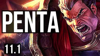 DARIUS vs URGOT (TOP) | Penta, Rank 4 Darius, 69% winrate, Dominating | EUW Grandmaster | v11.1