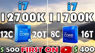 Core i7 12700K vs Core i7 11700K | RTX 3090 - TEST IN 10 GAMES